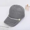 Gorra Tejida Transpirable Deportiva Absorbente de Sudor Desodorante Gorra de Béisbol Estilo Coreano Sombrero para Viajes al Aire Libre