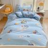 Juego de Sábana y Funda de Edredón de Tres Piezas 100% Algodón, Juego de Ropa de Cama de Seis Piezas de Algodón Puro, Juego de Seis Piezas para Dormitorio con Envío Gratis para Estudiantes