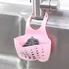 Estante de Almacenamiento para Cocina Bolsa Colgante con Drenaje para Esponja de Grifo Ajustable Cesta Colgante de Almacenamiento para Fregadero de Grifo