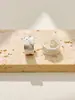 Pendientes Pequeños Redondos de Cobre, Pendientes de Lujo Ligero de Moda, Pendientes Versátiles de Nicho