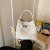 Bolso Sencillo Bolso Tote Pequeño para Mujer Estilo Nuevo Primavera 2026 Bolso Cubo para el Trabajo, Ocio, Moda, Bolso Cruzado de Hombro Único