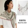 Bufanda Triangular de Lana de Seda con Estampado de Constelaciones de Otoño e Invierno, Versátil y Femenina