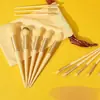 En stock 13 Sijiqing juego de brochas de maquillaje set completo de brochas de maquillaje para sombras de ojos rubor pelo suave herramientas de belleza para principiantes