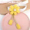 Amarra-cortinas modernos minimalistas, com fofos designs de flores de tecido de desenho animado, usados para amarrar e prender cortinas