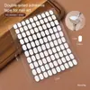 Base para Prática de Nail Art Madeira de Nogueira Borda de Renda Suporte Oval para Unhas Peça de Xadrez Magnética Forte Ferramenta de Suporte para Prática de Unhas Vestível em Estoque