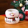 Regalo Navideño Creativo de Dropshipping Taza de Cerámica con Tapa y Cuchara Taza de Gran Capacidad Taza Navideña de Dibujos Animados Regalo