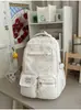 Mochila Rosa Vibrante com Renda e Bolinhas para Meninas, para Uso Diário, Escola, Ensino Fundamental e Médio, e Viagem, Mochila Doce