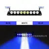 Linterna flash tipo succión S1 9 LED luz de advertencia tipo pala luz frontal para parabrisas luz de canal de alta potencia