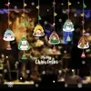 Decoraciones Navideñas Decoración de Ambiente para Ventana de Nochebuena Diseño de Jardín de Niños Calcomanías Electrostáticas Calcomanías para Ventana de Centro Comercial Hotel