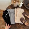 Pantalones Casuales Color Crema Otoño Nuevo Estilo Moda Niña Bebé 2025 Nuevos Pantalones Casuales Pantalones de Pierna Ancha Elásticos Pantalones Dulces