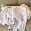 Pijama Macio e Fofo Estilo Princesa Coelho da Lua para Mulheres, Conjunto de Duas Peças com Shorts de Manga Curta para o Verão, Roupa Casual para Casa Feminina