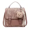 2025 Verano Nueva Moda Bolso Moda Femenina Casual Portátil Estilo Coreano Mochila Escolar para Estudiantes Bolso de Hombro Dulce de Aspecto Sofisticado