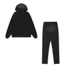 Synaworld Sudadera con Forro Polar Estampado de Espuma Tridimensional para Hombre y Mujer Suéter Holgado Casual Traje de Pantalón Pareja