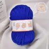 Hilo de Hilo de Hielo de Terciopelo de Nube Tejido a Mano Hilo Grueso DIY Bufanda de Tejido para Bebé Hilo para Cojín de Asiento de Muñeca Hilo para Zapatos de Ganchillo
