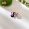 Brinquedo Infantil de Desenho Animado Acessórios de Resina Fofo Acessório 3D DIY Série de Acessórios de Desenho Animado Tamanho Pequeno Joaninha de Sete Pontos