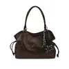 Bolso Tote de Cuero Suave Estilo Retro para Mujer 2026 Nuevo Casual Gran Capacidad para Viajes Diarios Bolso de Hombro Único Bolso de Mano de Alta Gama