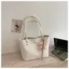 Bolsa Tote Retrô de Grande Capacidade Estilo Coreano para Mulheres 2026 Novo Modelo Simples Casual Tendência High-End Bolsinha de Ombro