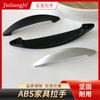 Atacado do Fabricante Alças de Plástico ABS para Móveis, Alças Modernas Minimalistas, Alças de Porta de Armário de ABS