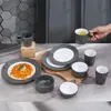 Plato para buffet de hotel de melamina plato plato plato imitación porcelana plástico comercial plato redondo para buffet comida occidental plato plano plato para plato frío plato para filete