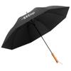 Em Estoque Logo Personalizado Totalmente Automático 70% de Desconto Guarda-Chuva de Chuva de Vinil Preto 50% de Desconto Proteção Solar Haste Reta Guarda-Chuva de Golfe Publicitário