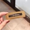 Presilha de Cabelo de Couro Feminina de Verão para Nuca Lateral Franja Presilha para Cabelos Quebrados Novo Estilo Presilha de Celebridade da Internet Presilha para Cabeça Presilha BB