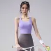 Conjunto Deportivo de Verano para Correr con Top Hueco de Corte Cruzado en la Espalda, Shorts de Fitness de Cintura Alta para Control de Abdomen, Conjunto de Yoga