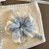 Scrunchies Coloridos Listrados Populares Estilo Coreano para Mulheres, Novos Laços de Cabelo e Acessórios de Cabelo da Moda 2026 para Coques Despojados