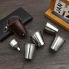 Embudo pequeño transfronterizo a juego con embudo para vino en stock olla para vino de uso doméstico embudo para aceite acero inoxidable embudo pequeño boca pequeña venta al por mayor