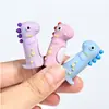 Novo Ímã de Handle de Dinossauro Pequeno Criativo Desenho Animado Nail Art Cristal Olho de Gato 3D Ferramenta Magnética