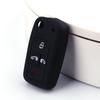 Adequado para Volkswagen Maitway dobrável 4 botões capa de chave de silicone capa de chave Xia Lang capa de chave de controle remoto de carro MPV