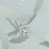 Collar Cuadrado de Diamantes Super Brillante, Nicho Femenino Gama Alta 2025 Nuevo al por Mayor Verano Ins Cadena Clavícula Circonita Llena de Diamantes
