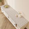 Alfombrilla lateral de cuero de doble cara para el hogar, alfombrilla para mueble de TV, alfombrilla protectora para mesa de aparador, impermeable, a prueba de polvo, alfombrilla para zapatero