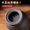 Pote Dragão de Fogo de Bianstone, Pote Especial de Medicina Tradicional Chinesa, Pote Integrado Doméstico de Argila Roxa para Moxabustão e Raspagem, Equipamento Especial de Moxabustão para Salão de Beleza