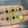 Tecnología de Incrustación de Cobre Puro Ojo de Buda Sin Fase de Pino Accesorios de Turquesa Cuentas Sueltas Cuentas Budistas DIY Accesorios de Joyería