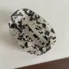Pinza para el Cabello de Acetato de Alta Gama con Nácar, Pasador Plano Curvo que No Irrita la Parte Posterior de la Cabeza, Pinza Grande para Peinados Recogidos, Accesorio para el Cabello de Pato