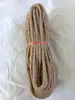 Cuerda de Cáñamo Gruesa y Delgada de Alta Calidad al Mayoreo Cuerda de Yute Cuerda para Gatos Cuerda de Cáñamo Tejida Decorativa Vintage Manualidades de Jardinería Cuerda de Cáñamo Delgada