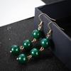 Pendientes de ágata natural para mujer, nuevos pendientes de plata 925 2021, pendientes largos online, elegantes y combinables con todo.