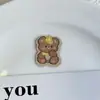Etiqueta de Pano Desenho Bordado em Computador Marcas Tecidas Padrão Cachorro Pudim Kurami DIY Feito à Mão Acessórios de Cabeça Acessórios de Cabelo Etiqueta Traseira