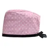 Gorro Quirúrgico Estampado de Algodón Ajustable Bolsa para Cabello Largo de Mujer Gorro Dentista Clínica Dental Gorro Esmerilado Comercio Exterior para Hombres