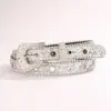 Cinto de Strass Estilo Ins, Cinto Largo com Lantejoulas Decorativas, Cinto de Strass Versátil em Metal para Jeans