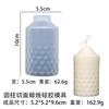 Molde cilíndrico corrugado de silicona Zhongcheng para velas, hecho a mano, para aromaterapia, decoración del hogar, Amazon