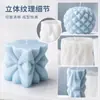 Vela Aromática de Columna Geométrica Sanxin Molde de Silicona Adornos de Esfera DIY Piedra Aromática Hecha a Mano Herramienta Abrasiva de Silicona