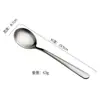 Colher Longa Estilo Japonês de Aço Inoxidável 316 de Grau Alimentício, Resistente, Alto Valor Estético, Adequada para Comer, Uso Doméstico, Sopa e Arroz