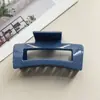 Pinza para el pelo de silicona suave transfronteriza de Amazon, Pinza de garra cuadrada de alta gama anti-caída de 10 cm, Venta al por mayor de accesorios para el cabello
