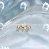 Astmf-13 Liga de Titânio Zircônia Pequenos Brincos de Bala G23 Titânio Rosca Interna Zircônia Super Brilhante Piercing para Lábio Piercing de Orelha