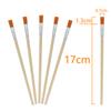 Caneta de linha Gou pincel a óleo digital lã de nylon pincel de cabeça chata infantil pincel de cor gesso cerâmica caneta de pintura pincel acrílico atacado