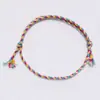 Amazon Pulsera de la Amistad de Cuerda de Algodón Colorida Tejida a Mano Xizang Frotada a Mano Cuerda de Algodón Colorida Suministros para Fiesta Nuevo