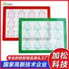 Esterilla antiadherente de silicona para hornear con forma de árbol de Navidad transfronterizo, esterilla antiadherente de silicona espesada platino para hornear con forma de pan de jengibre, resistente a la temperatura