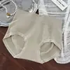 Calcinha feminina de cintura alta com design de favo de mel para controle da barriga e levantamento do bumbum, design de bumbum de pêssego sem costura, sem costura, respirável, antibacteriana, tanga feminina