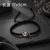 Estilo europeo y americano, pulsera de acero de titanio transfronteriza que no se decolora, ajustable, con un tacto lujoso y de alta gama, adecuada tanto para hombres como para mujeres, un accesorio moderno y versátil